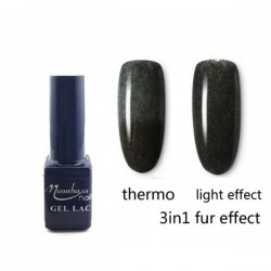 Gel Lac 3in1 Moonbasa cu efect de Blana 6ml #490